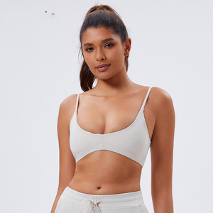 Soutien moyen de haute qualité soutien-gorge de sport réglable respirant sans couture Fitness Yoga course entraînement Sport soutien-gorge haut pour actif - Product Image 1