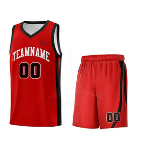 ชุดบาสเก็ตบอล แห้งเร็ว ระบายอากาศดี ไซส์ใหญ่ ลายพิมพ์ ขายส่ง คุณภาพสูง ผลิตตามสั่ง โพลีเอสเตอร์ 100% - Product Image 3