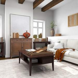 Juego de 3 bandejas de madera con asas, bandeja redonda marrón para desayunos, huevos, mango, bandeja para servir al por mayor - Product Image 4