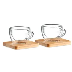 Ensemble cadeau de café personnalisé BELIZE Merchandising avec 2 tasses - Product Image 1