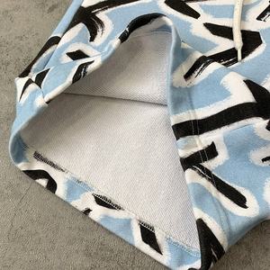 Pantalones Cortos Deportivos de Verano para Hombre, Cintura Elástica Personalizada, Logotipo Completo Digital DTG, Tejido de Rizo, 100% Algodón - Product Image 2