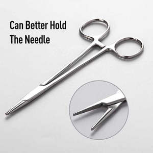 กรรไกรเฮการ์ ขนาด 5.5 นิ้ว คุณภาพสูง ผลิตจากสแตนเลสสตีล ห่วงสีทอง อุปกรณ์ผ่าตัด ใช้งานสะดวกสบาย โดย Surgiright - Product Image 2