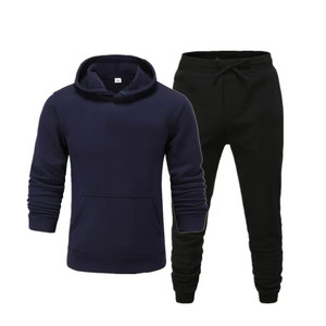 Ropa deportiva de gimnasio de algodón 100% de talla grande personalizada para hombre, chándal deportivo de invierno de gran tamaño, transpirable, para correr - Product Image 6
