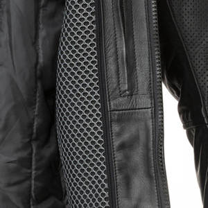 แจ็กเก็ตขี่มอเตอร์ไซค์หนังแท้สำหรับผู้ชาย, เสื้อโค้ทหนังวัวธรรมชาติปกตั้งมีซิปปิดสำหรับฤดูใบไม้ผลิฤดูใบไม้ร่วงฤดูหนาว - Product Image 5