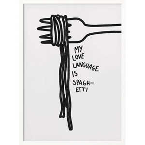 Motif abstrait Spaghetti pour le produit Love Language - Product Image 4