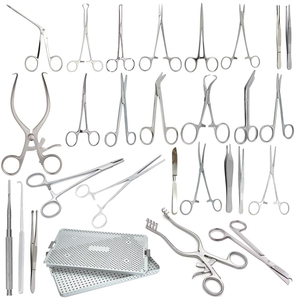 ชุดเครื่องมือผ่าตัดกระดูกสัตว์แบบใช้มือ 9 ชิ้น สำหรับการผ่าตัดสัตว์ คุณภาพสูง - Product Image 4