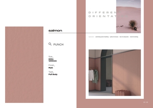 CharmInEveryChip 73mm SalmonPorcelain Mosaico Azulejo Cuadrado de cuerpo completo resistente al agua para proyectos exteriores e interiores de villas y hoteles - Product Image 3