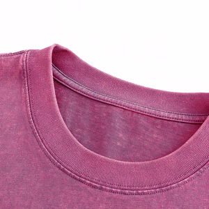 Camiseta de hombre de gran tamaño personalizada de primera calidad 100% algodón orgánico lavado ácido de inspiración vintage camisetas lisas al por mayor camisetas para hombre - Product Image 2