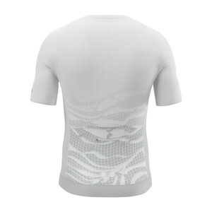 Maillot de cyclisme à manches courtes léger et respirant pour homme - DUNE Blanc Polyester - Product Image 4