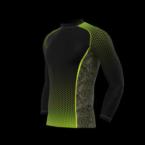 Camisas de compresión personalizadas Hombres Sublimación personalizada Rash Guards Hombres Fighting Manga larga - Product Image 2