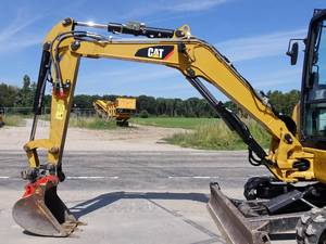 Mini-excavatrice compacte sur chenilles CAT 303.5E CR, excavatrice hydraulique de 1 tonne pour travaux de construction et agricoles - Product Image 4