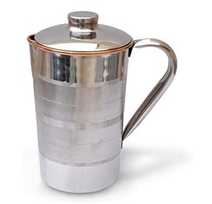 Producto antiguo, jarra de agua, mesa de fiestas, uso 100%, jarra de Metal hecha a mano de La India, jarra de acero hecha a mano de alta calidad para gran venta - Product Image 1