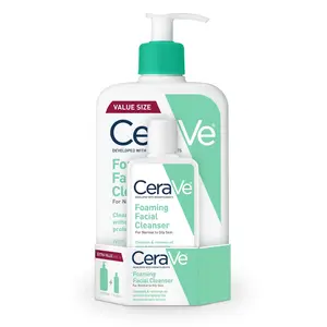 CeraVe Foaming Facial Cleanser, Daily Face Wash for Normal to Oily Skin, 3 fl oz & 16 fl oz Wholesale Supplier