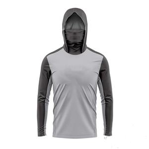 Sweat à capuche de pêche personnalisé à séchage rapide en polyester avec impression par sublimation, faible MOQ, protection UPF 50 - Product Image 1