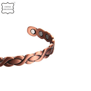 Wholesale Latest Design Best Quality Handmade 100% <b>Copper</b> <b>Bangle</b> Bracelet for Unisex Available at - Product Image 2