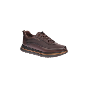 Zapatillas Casuales de Cuero para Hombre M1080 con Logotipo en V Triangular, Cordones Planos, Suela de Goma, Tacón Bajo, con Cordones, Venta al Por Mayor para Exportación - Product Image 1