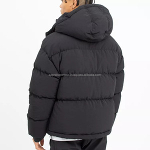 Chaqueta Acolchada de Invierno para Hombre, Diseño Personalizado, a la Moda, con Logotipo Frontal, Impermeable y Transpirable, Venta al Por Mayor - Product Image 4