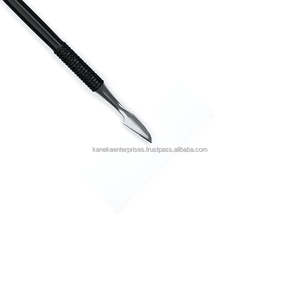 ที่ดันหนังกำพร้าเล็บแบบสองด้าน ทำจากสแตนเลสสีดำ คุณภาพระดับมืออาชีพ ใช้ซ้ำได้ ทนทาน สำหรับทำเล็บมือและเล็บเท้า ใช้ทำความสะอาดเล็บ - Product Image 2