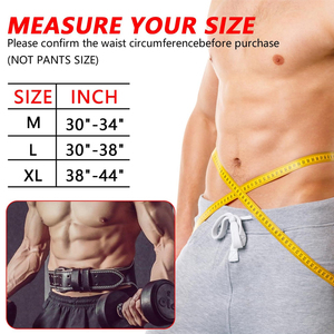 เข็มขัดยกน้ำหนักหนังที่มีการสนับสนุนหนักปรับได้พอดีเบาะที่สะดวกสบายและตัวเลือกการออกแบบตราสินค้ากว้างที่กำหนดเอง - Product Image 6