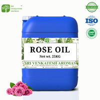 Huile Essentielle de Rose Pure 100% 2 KG, Qualité Supérieure, Distillée à la Vapeur, Arôme Floral et Agrumes Doux pour Cosmétiques, Massage Facial et Corporel