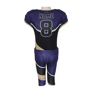 Maillots de football américain personnalisés en sublimation en gros - Manches courtes, design imprimé, couleurs et logos personnalisés, vêtements de sport de haute qualité - Product Image 3