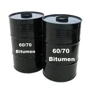 Bitume 60/70 (tout bitume de qualité de pénétration) Construction de routes Asphalte de route Origine des EAU Sac Jumbo Nouveau tambour en acier 180kg