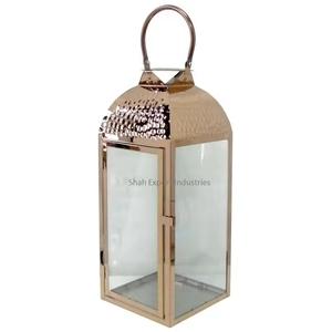 Fancy Decorative Iron Metal Lantern Copper Finished for Home & Wedding Decor Hanging Candle Lantern Handicrafts - Product Image 5