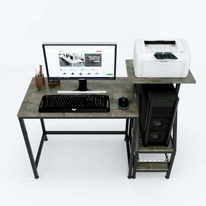 Adjustable Height Solid Wood <b>Computer</b> <b>Desk</b> with Integrated CPU and Printer Shelf <b>Computer</b> <b>Desk</b> Cod68034 - Product Image 4