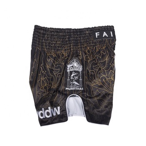 Shorts de boxe Muay Thai athlétiques, légers, en satin, pour l'entraînement, confortables, pour le kickboxing, pour hommes - Product Image 6