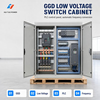 Armoire de distribution basse tension, coffret de commutation GGD, panneau de commande PLC, convertisseur de fréquence automatique intelligent