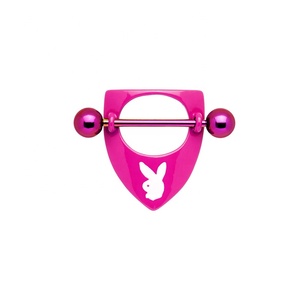 Accesorios al por mayor de acero inoxidable para piercing corporal, anillos de pezón tipo mancuerna para bodas y compromisos - Product Image 1