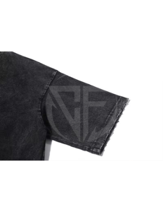 Camiseta informal de manga corta 100% algodón para hombre más vendida, secado rápido y transpirable con lavado ácido, diseños personalizados para adultos - Product Image 5