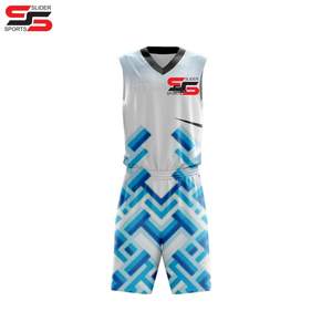 Basketball Uniform Shirt <b>Short</b> Sets Factory Made New Design Sublimation Printing Basketball Uniform Sports Team Uniform - Product Image 3