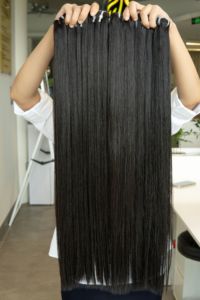 Proveedor de Extensiones de Cabello Vietnamitas de Fábrica, Paquetes de Cabello Humano de 6-40 Pulgadas, Cabello Virgen Sin Procesar, Liso y Sedoso - Product Image 1