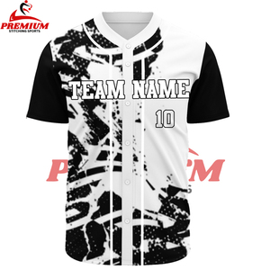 เสื้อกีฬาเบสบอล Raglan ติดกระดุมโพลีเอสเตอร์สำหรับ100% คุณสมบัติระบายอากาศได้ดีไซซ์พิเศษ - Product Image 3
