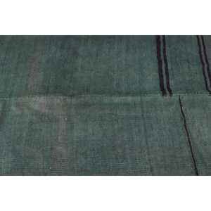 พรมวินเทจตุรกี ขนาด 4x11.5 ฟุต (121x349 ซม.) พรมขนสัตว์ลายดอกไม้สีเขียว - Product Image 5