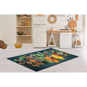 Tapis de cuisine aux épices vibrantes, tapis imprimé moderne pour cadeau de pendaison de crémaillère, avec tapis moelleux à poils longs - Product Image 5