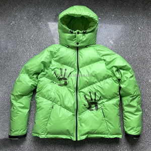 แจ็กเก็ตปลาปักเป้าไฮสตรีทพร้อมคอตั้งกันน้ำและกันลมสำหรับทุกเพศฤดูหนาว - Product Image 4