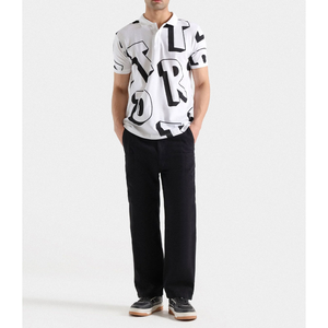 เสื้อลำลองแขนยาวสำหรับผู้ชายผ้าคอตตอนแห้งเร็วปักลายตามสั่ง100% - Product Image 6