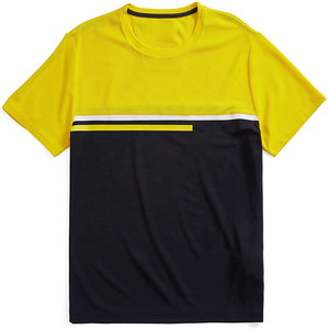 De manga corta de los hombres de bolsillo Camiseta 100% algodón, 90% de algodón y 10% de poliéster de calidad superior de la calle de moda de los hombres casuales camisetas para hombre - Product Image 1