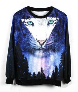 Sweat-shirt en molleton de polyester 100% sur mesure, col rond, option grande taille, sublimation 3D imprimée en motif solide, chandails pour hommes - Product Image 1