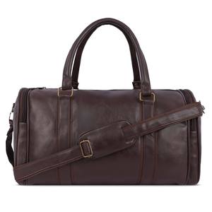 2025 nouveau Design luxe en cuir véritable sac de sport grande capacité 100% haute qualité Portable pour voyage utilisation extérieure Polyester - Product Image 3