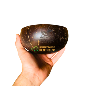 Eco2go Artesanías de Vietnam-Cuencos de cáscara de coco grabados a medida Utensilios ecológicos pulidos para eventos Restaurantes Promociones - Product Image 1