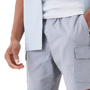 Pantalones cortos Cargo para hombre de alta calidad, precio barato al por mayor, hechos a medida, multibolsillos, ropa de calle, patrón sólido, Etiqueta Privada, 2024 - Product Image 2