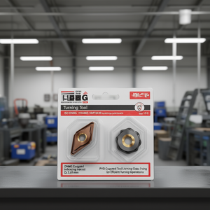 Plaquettes de tournage indexables ISO DNMG 110404E-NMT8430 D.3.81mm revêtues PVD, lot de 10, pour une utilisation efficace des outils lors des opérations de tournage - Product Image 3