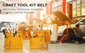 Compagnon d'artisan ARBAZ SPORTS longueur personnalisée véritable peau de vache en cuir taille sac à outils Style occidental Logo personnalisé 5cm de largeur - Product Image 4