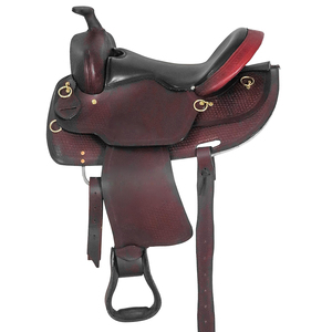 2025 OEM venta al por mayor superventas sillín de cuero americano sillín de caballo inglés occidental sillín de equitación de cuero Real - Product Image 1