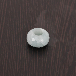Aigue-marine naturelle 14x8x5.5mm perles à facettes en forme de cocarde 10.40 cts pierre précieuse verte en vrac pour la fabrication de bracelets - Product Image 5