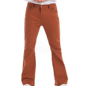 กางเกงขายาวผู้ชายคุณภาพสูง ขายดี ทรงแฟชั่น เอวกลาง ปักโลโก้ด้านหน้า ผ้าฝ้าย - Product Image 1