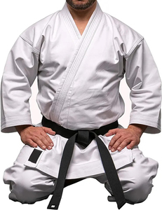 Uniforme de Jiu Jitsu Gi Unisex de alta calidad, venta al por mayor, BJJ Jiu Jitsu Gi liso, hecho en Pakistán, algodón, entrenamiento de Karate, ropa de artes marciales - Product Image 3